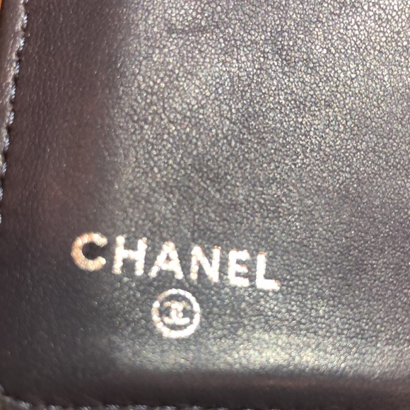 Blue/grey authentic vintage Chanel wallet. Has authentication code. - Picture 5 of 10